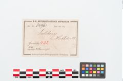 Etiketten zu Bronzebuckelarmreif (NHMW-PRAE-024961)